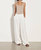 Twill Pleated Wide Leg - Off White