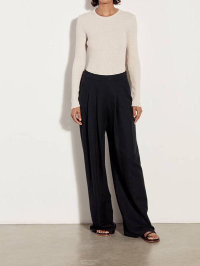 Enza Costa Twill Pleated Wide Leg product