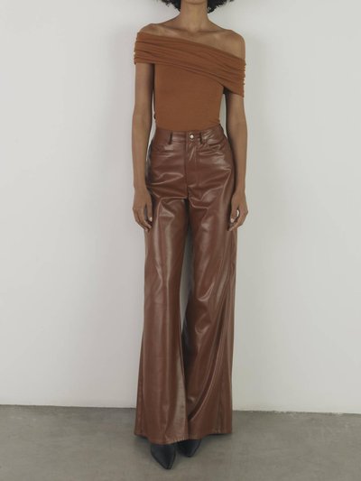 Enza Costa Vegan Leather Wide Leg Pant product