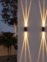 LED Waterproof Outdoor 3 Beams Wall Light