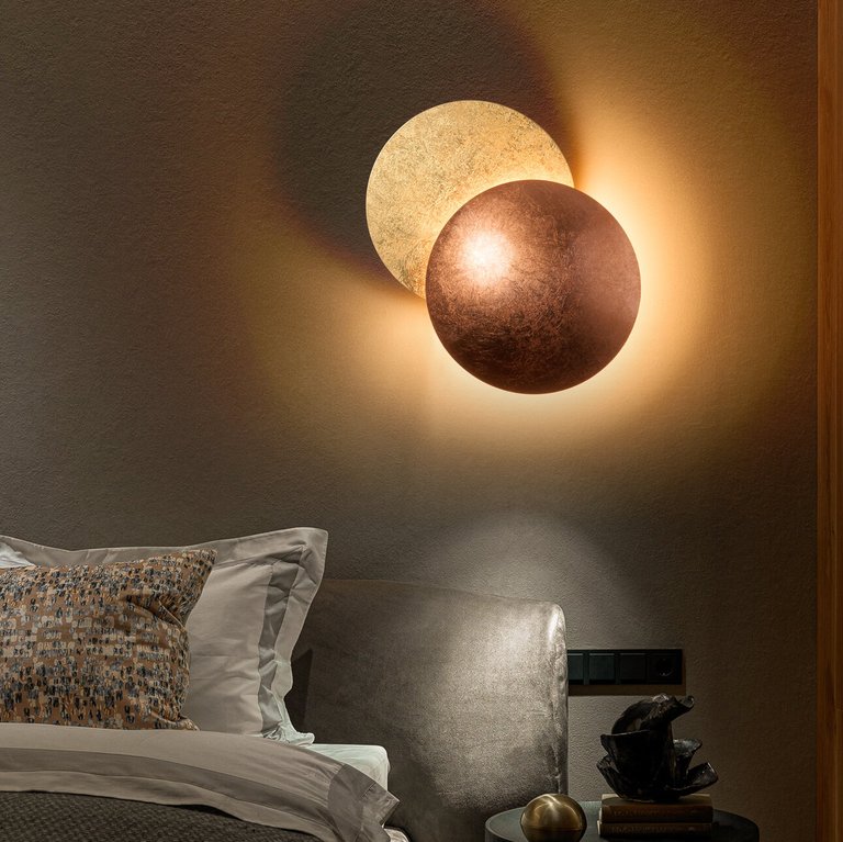 Phases of Moon Wall Fixture - Rose Gold