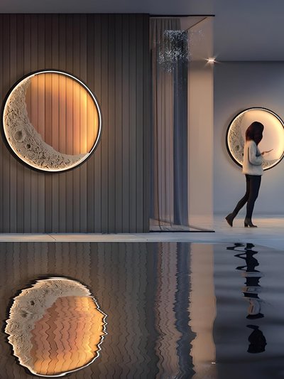 EP Light 3D Moon Indoor & Outdoor Wall Lamp product