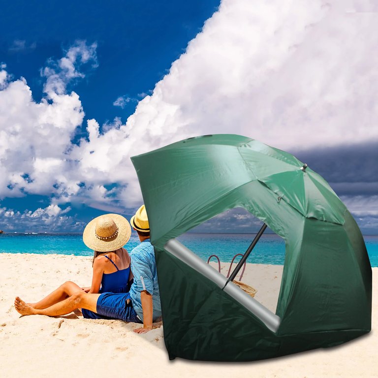 Beach Umbrella Tent Picnic Sun Shelter With UV Protection