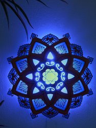 Lotus Mandala Yoga Wall Lamp