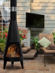 Modern Mesh Chiminea Fireplace