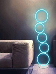 RGB Minimalist Circular Floor Lamp