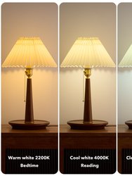 Walnut Table Lamp With Empire Lamp Shade