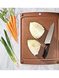 All-In-One Series Cutting Board 19.5" x 14.5" - Nutmeg