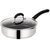 10" Stainless Steel Aluminum Nonstick Frying Pan With Lid - Stainless Steel