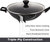 12 in. Hard-Anodized Aluminum Nonstick Frying Pan In Black With Lid