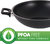 12 in. Hard-Anodized Aluminum Nonstick Frying Pan In Black With Lid
