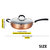 7.5 in. Copper Aluminum Nonstick Saute Pan in Copper with Lid