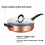 7.5 in. Copper Aluminum Nonstick Saute Pan in Copper with Lid