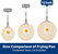 8 in. Ceramic Aluminum Nonstick Frying Pan In Sapphire Blue With Lid 