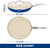 8 in. Ceramic Aluminum Nonstick Frying Pan In Sapphire Blue With Lid 