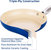 8 in. Ceramic Aluminum Nonstick Frying Pan In Sapphire Blue With Lid 