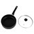 9.5 in. Hard-Anodized Aluminum Nonstick Saute Pan in Black with Lid