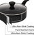 9.5 in. Hard-Anodized Aluminum Nonstick Saute Pan in Black with Lid