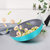 Granite Aluminum Nonstick Frying Pan in Blue with Lid