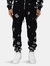 Amoeba Print Sweatpants - Black