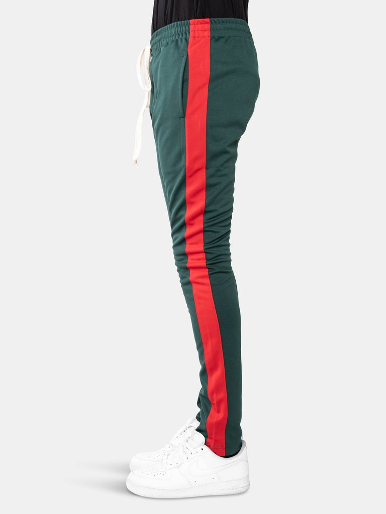 EPTM Track Pants - Green/Red