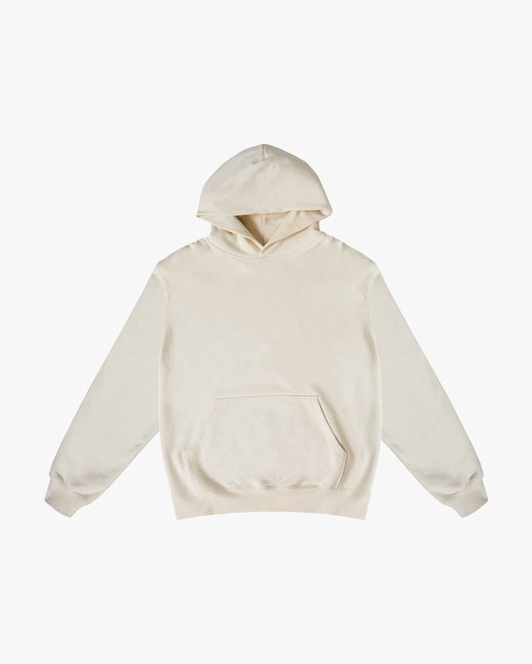 Perfect Boxy Hoodie - Cream - Cream