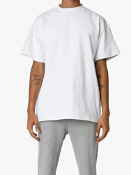 Perfect Boxy Tee - White - White