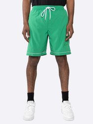 Piping Shorts - Green