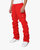 Stacked Cargo Sweatpants - Red