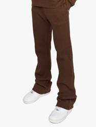Thermal Flare Pants - Brown