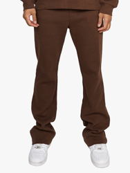 Thermal Flare Pants - Brown