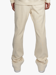 Thermal Flare Pants - Cream