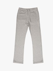 Thermal Flare Pants - Heather Gray