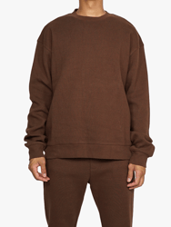 Thermal Sweatshirt - Brown