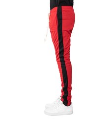 Track Pants - Red/Black