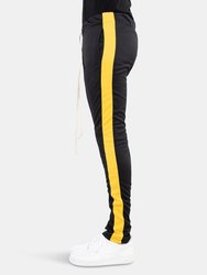 Track Pants - Black/Yellow