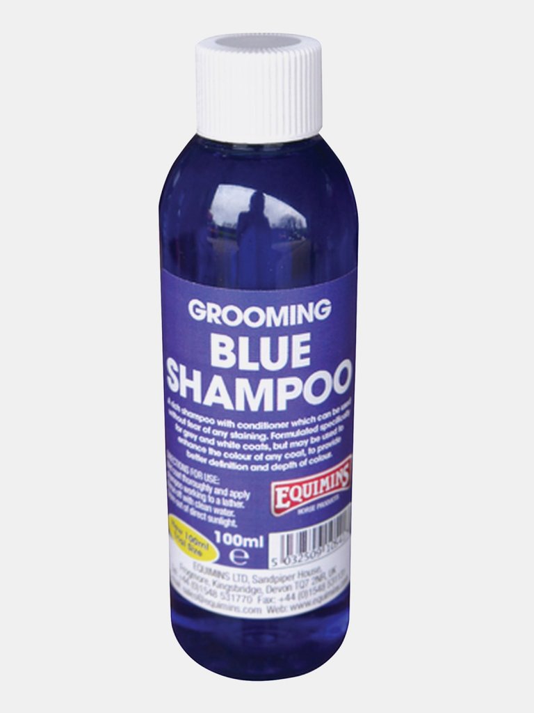 Equimins Blue Shampoo for Gray Horses (Blue) (2 pints) - Blue