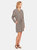 Lizza Long Sleeve Drawstring Dress