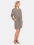 Lizza Long Sleeve Drawstring Dress