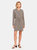 Lizza Long Sleeve Drawstring Dress