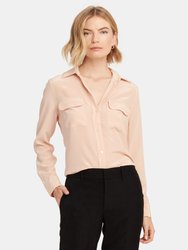 Slim Signature Blouse - French Nude
