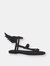 FLYH Olympian Black Sandal