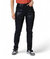 5-Pocket Vegan Leather Trouser In Black - Black