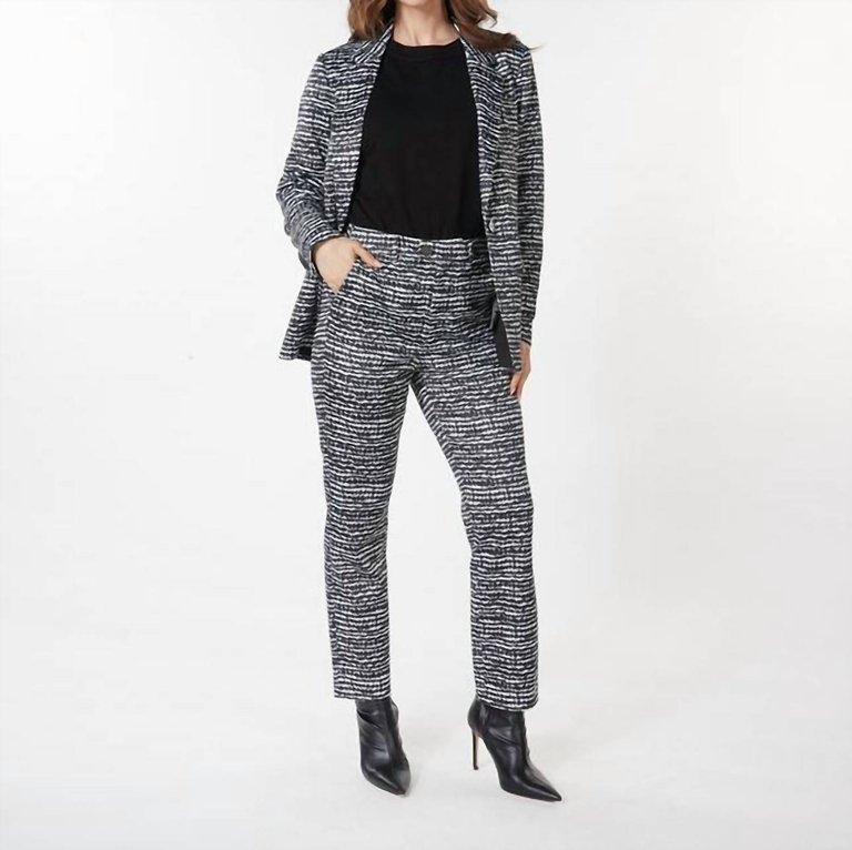 Graphic Illusion Trouser In Print - Print