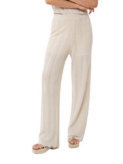 ESQUALO Knit Trousers In Natural product