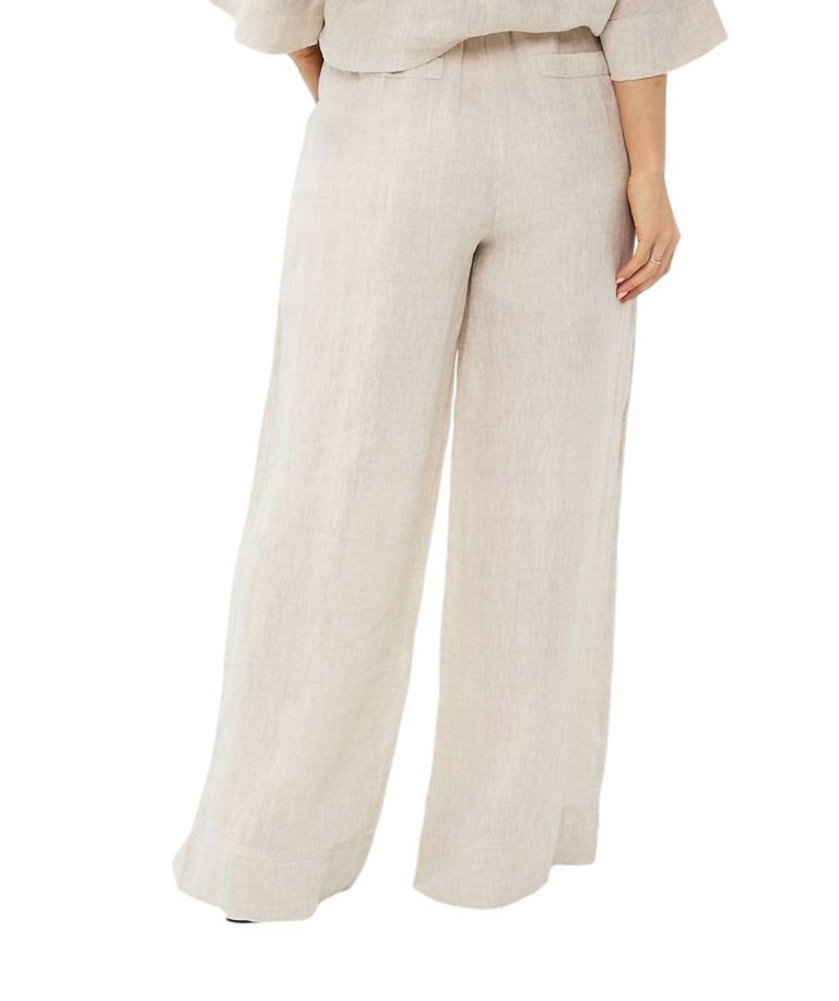 Linen Trouser In Natural