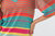 Multi Stripe Vneck Knit Dress In Multi Color