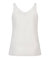 Singlet Rib Top In Off White