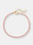 Colored Tennis Bracelet - Pink
