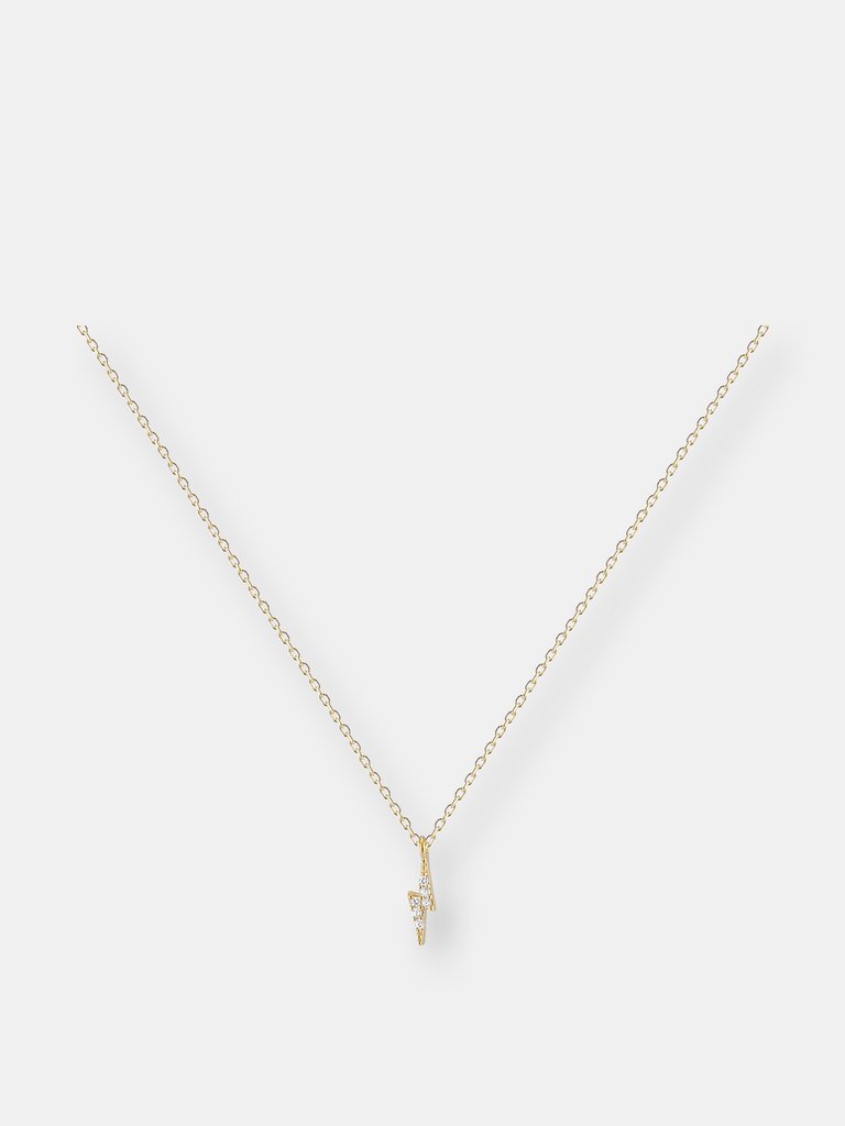 Lightning Necklace - Gold